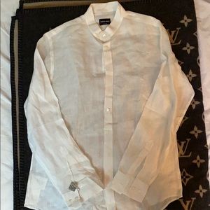 Giorgio Armani linen dress shirt